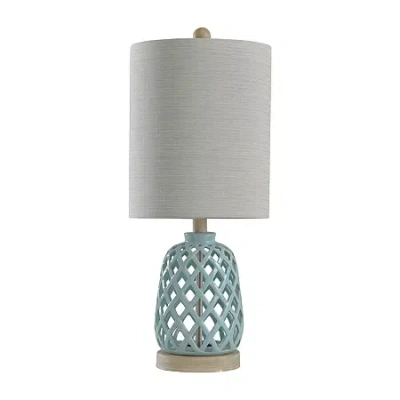Stylecraft 10 W Blue Ceramic Table Lamp