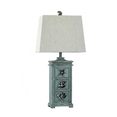 Stylecraft 16 W River Crest Table Lamp In Blue