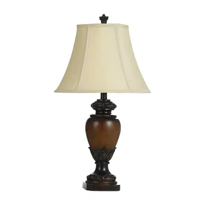 Stylecraft 28.5" Sienna Table Lamp In Brown