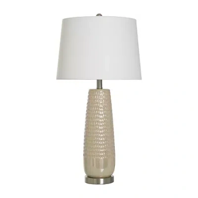 Stylecraft 29" Starlite Ceramic Table Lamp In Neutral