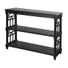 Stylecraft 3-tier Console Table In Black