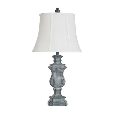 Stylecraft 30" Taos Denim Table Lamp In Blue