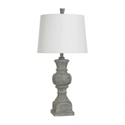 Stylecraft 31.25" Bullwell Table Lamp In Gray