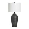 Stylecraft 32" Charlotte Resin Table Lamp In Black