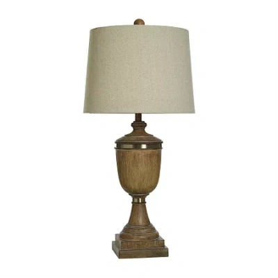 Stylecraft 36" Napoleon Table Lamp In Brown