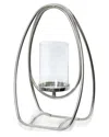 Stylecraft Laurent Steel Metal And Clear Glass 1-light Hurricane