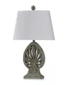 Stylecraft Casual Brooch Design Table Lamp In Green