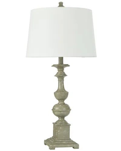 Stylecraft Cromwell 31 Traditional Baluster Table Lamp In Green