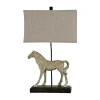 Stylecraft Linen Softback Fabric Shade Table Lamp In Brown