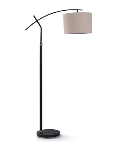 Stylecraft Dudley Floor Lamp In Black