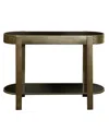Stylecraft Home Collection 15.5" Iron Jim Gaffey Joseph Oval Modern Console Table In Black