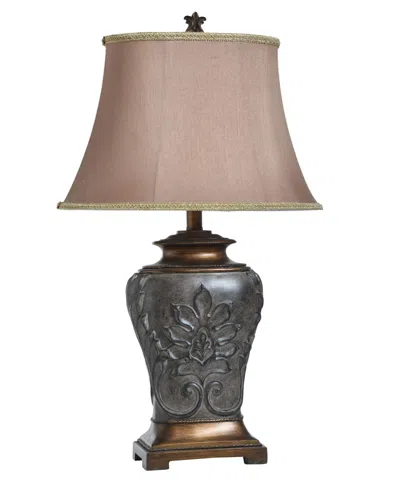 Stylecraft Home Collection 28.5" Metal Magonia Table Lamp In Brown