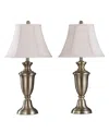 Stylecraft Home Collection 30.5" Traditional Metal Table Lamp, Set Of 2 In Brass