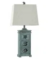 Stylecraft Home Collection 33" River Crest Coastal Hardback Fabric Table Lamp
