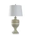 Stylecraft Home Collection 36" Malta And Classic Brushed Table Lamp In Washed Cream,gold