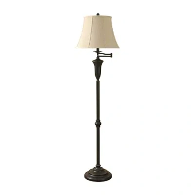 Stylecraft Madison Floor Lamp In Brown