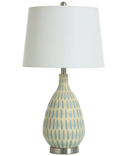 Stylecraft Marissa Table Lamp In Blue