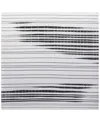 Stylecraft Newspaper Print Painted Glossy Abstract Print In Black