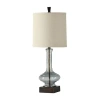 Stylecraft Opaque Plastic Table Lamp In Blue