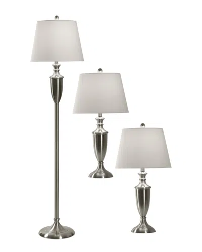 Stylecraft Set Of 3 Lamps