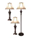 Stylecraft Set Of 3 Lamps