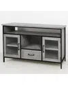 Stylecraft Wood And Metal Cabinet