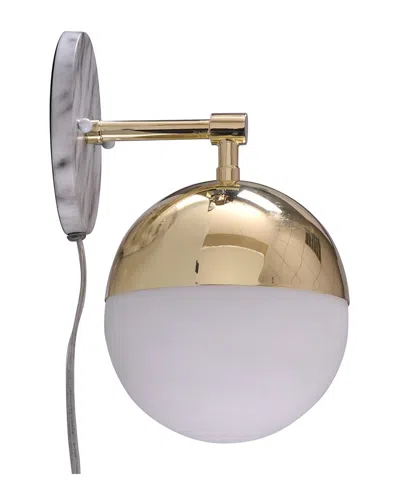 Stylecraft Zara Wall Sconce In Gold