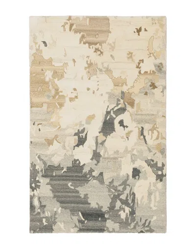 Stylehaven Apolo Marbled Abstract Wool Rug In Neutral