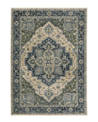 Stylehaven Arlington Center Medallion Fringe Edge Area Rug