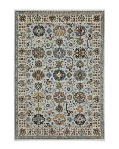 Stylehaven Arlington Oriental Medallion Fringe Edge Area Rug