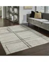 Stylehaven Ashton Distressed Geometric Rug In Gray