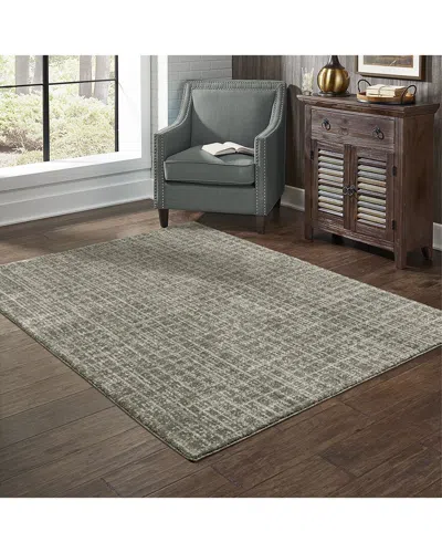 Stylehaven Ashton Geometric Plaid Rug In Gray