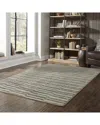 Stylehaven Ashton Multi Striped Rug In Gray