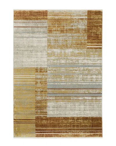 Stylehaven Bartlett Faded Geometric Rug In Red