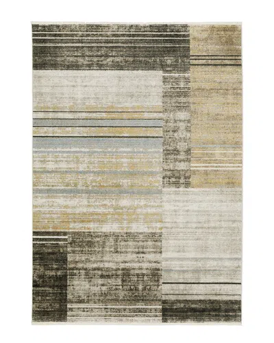 Stylehaven Bartlett Faded Geometric Rug In Sand