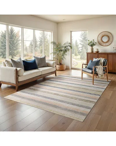 Stylehaven Candler Cottage Transitional Stripe Rug In White