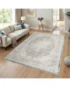 Stylehaven Candler Vintage Traditional Medallion Rug In Gray