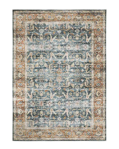 Stylehaven Chandler Traditional Washable Flat Weave Rug In Blue