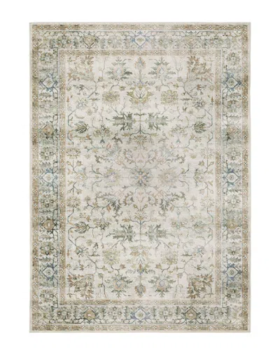 Stylehaven Chandler Traditional Washable Flat Weave Rug In Ivory