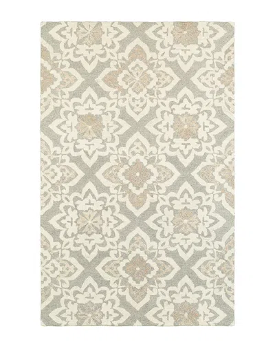 Stylehaven Ciara Hand-crafted Wool Rug In Gray