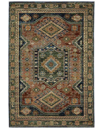 Stylehaven Farrah Tribal Bohemian Rug In Blue