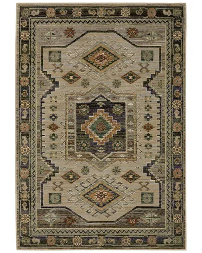 Stylehaven Farrah Tribal Bohemian Rug In Gray