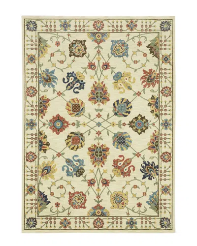 Stylehaven Fostoria Floral Oriental Fringed Edge Area Rug