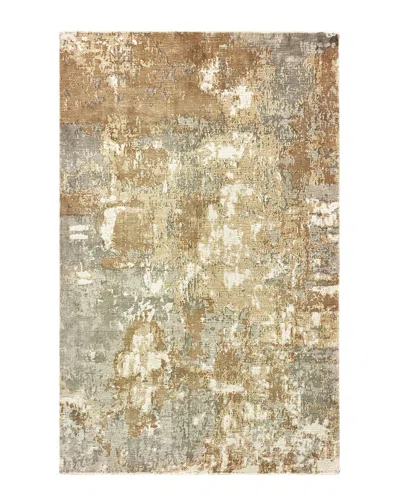 Stylehaven Fresco Distressed Abstract Area Rug In Brown