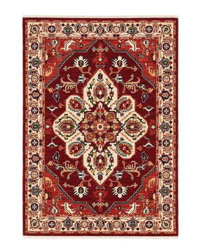 Stylehaven Lakeview Traditional Wool-blend Rug In Red