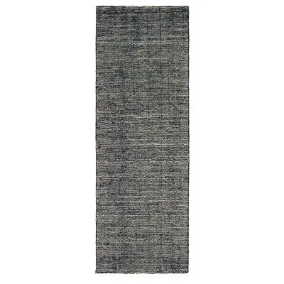 Stylehaven Legends Handmade Tufted Charcoal/black Area Rug In Blue