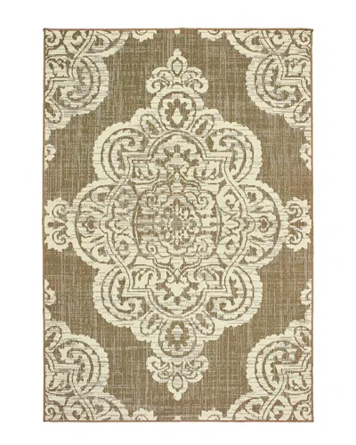 Stylehaven Madison Machine-woven Polypropylene Indoor/outdoor Rug In Green