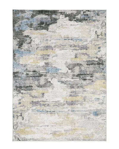 Stylehaven Marcel Contemporary Washable Flat Weave Rug In Grey