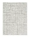Stylehaven Mirage Distressed Gridwork Power-loomed Area Rug In Gray