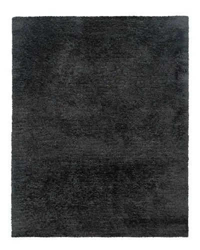 Stylehaven Pelusa Shag Hand-made Rug In Black